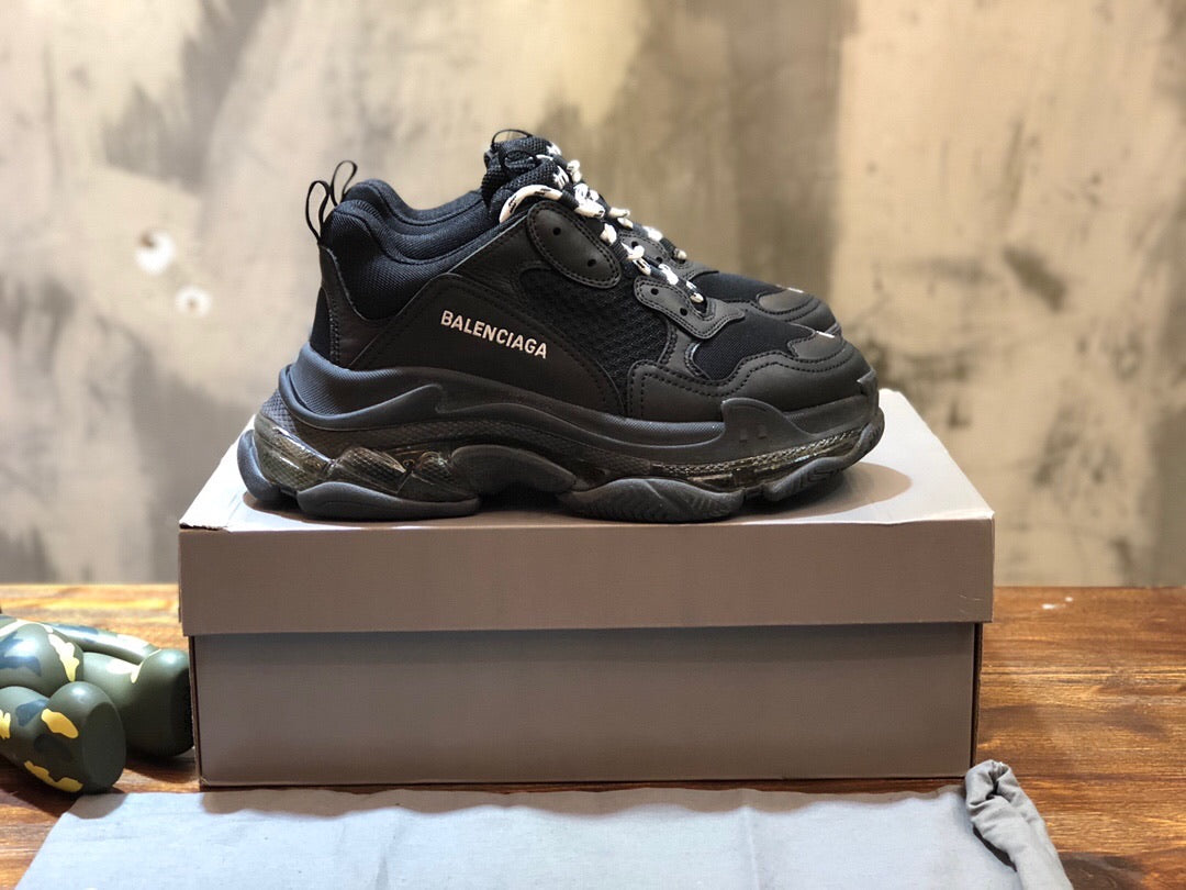 Triple S Black clear sole