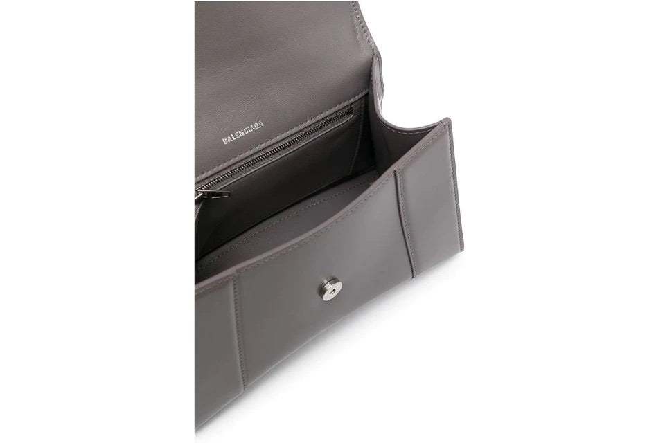 Hourglass Top Handle Bag Grey