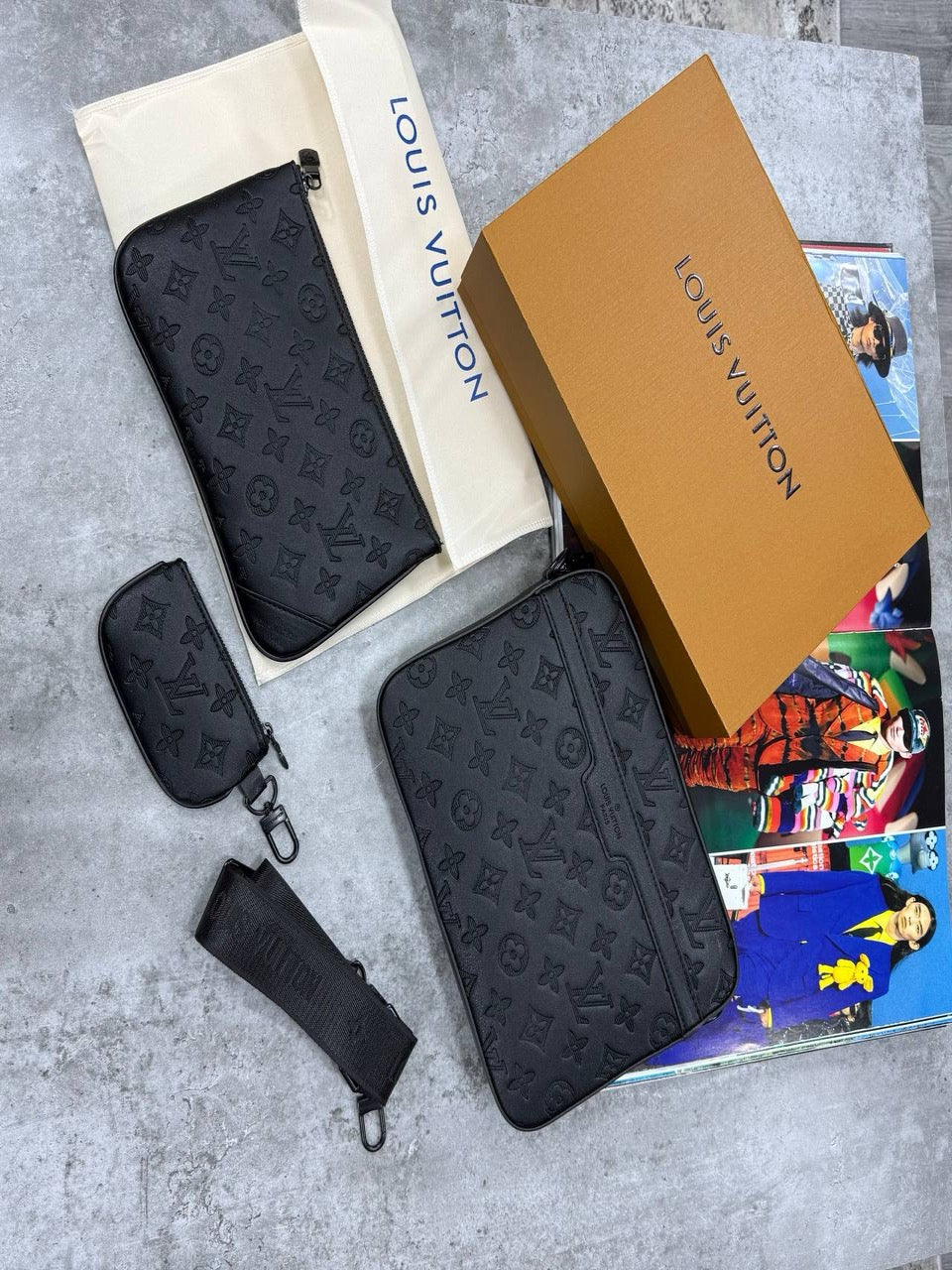 LV trio bag