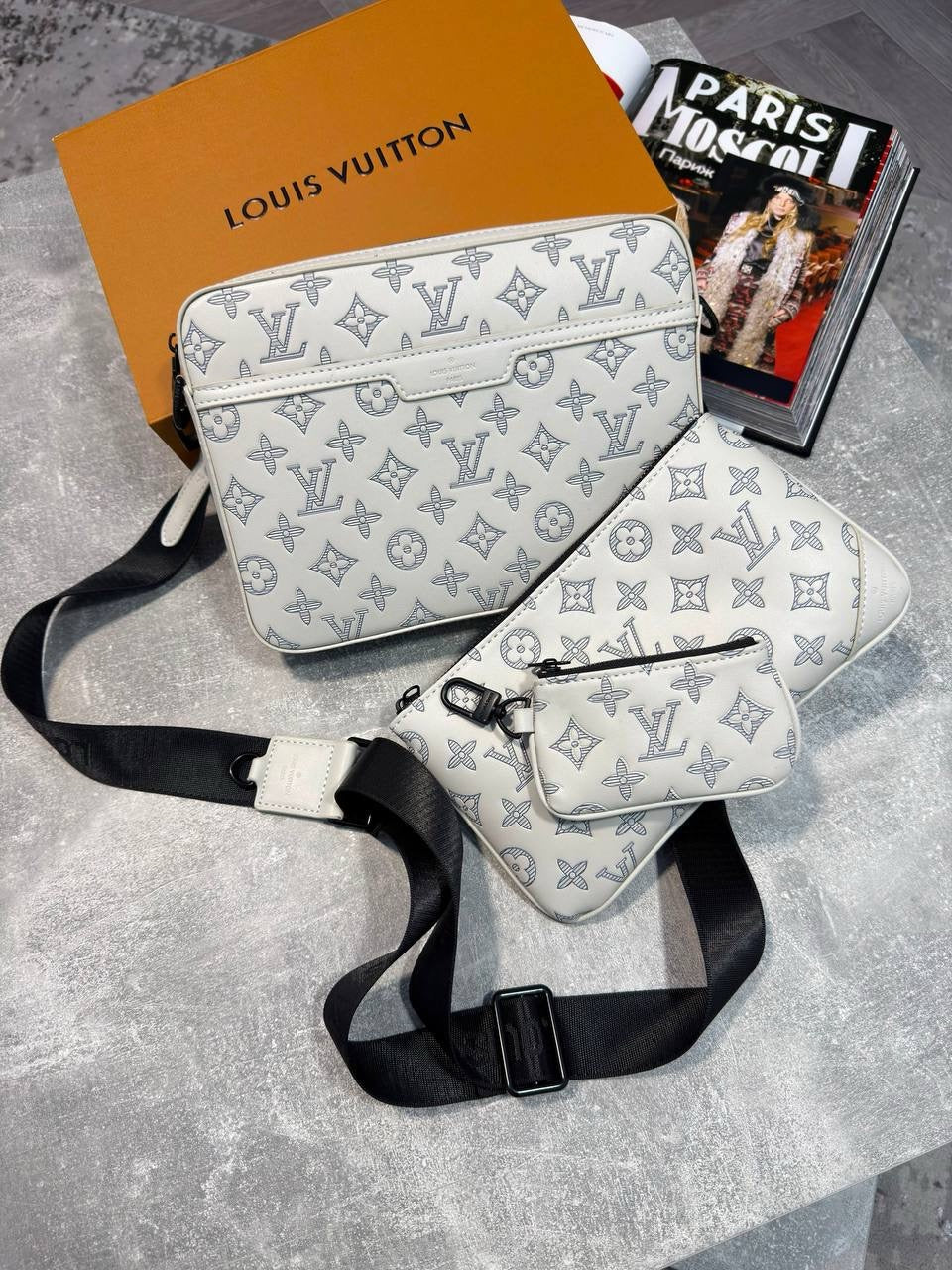 LV trio bag
