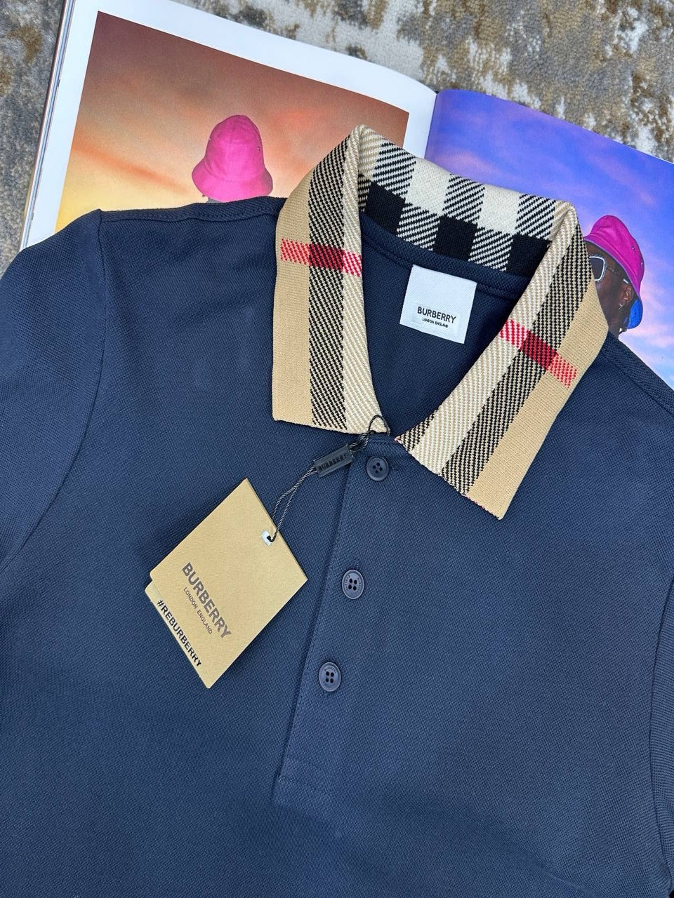 Burb long sleeve polo