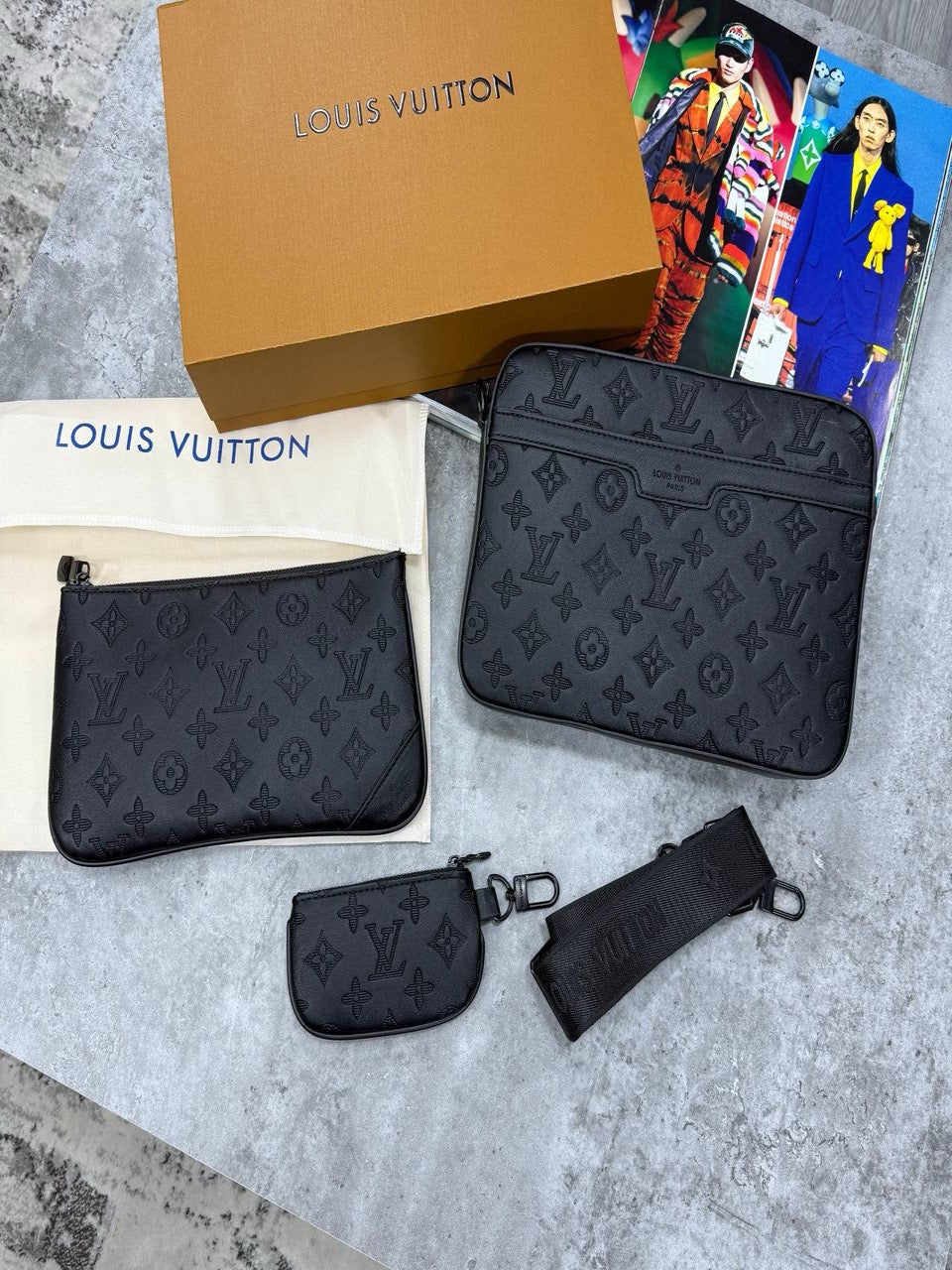 LV trio bag