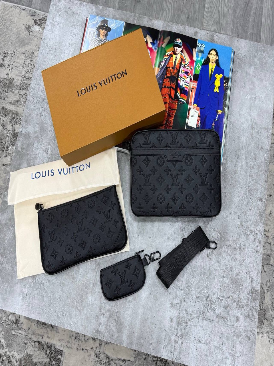 LV trio bag