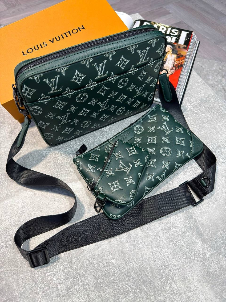 LV trio bag