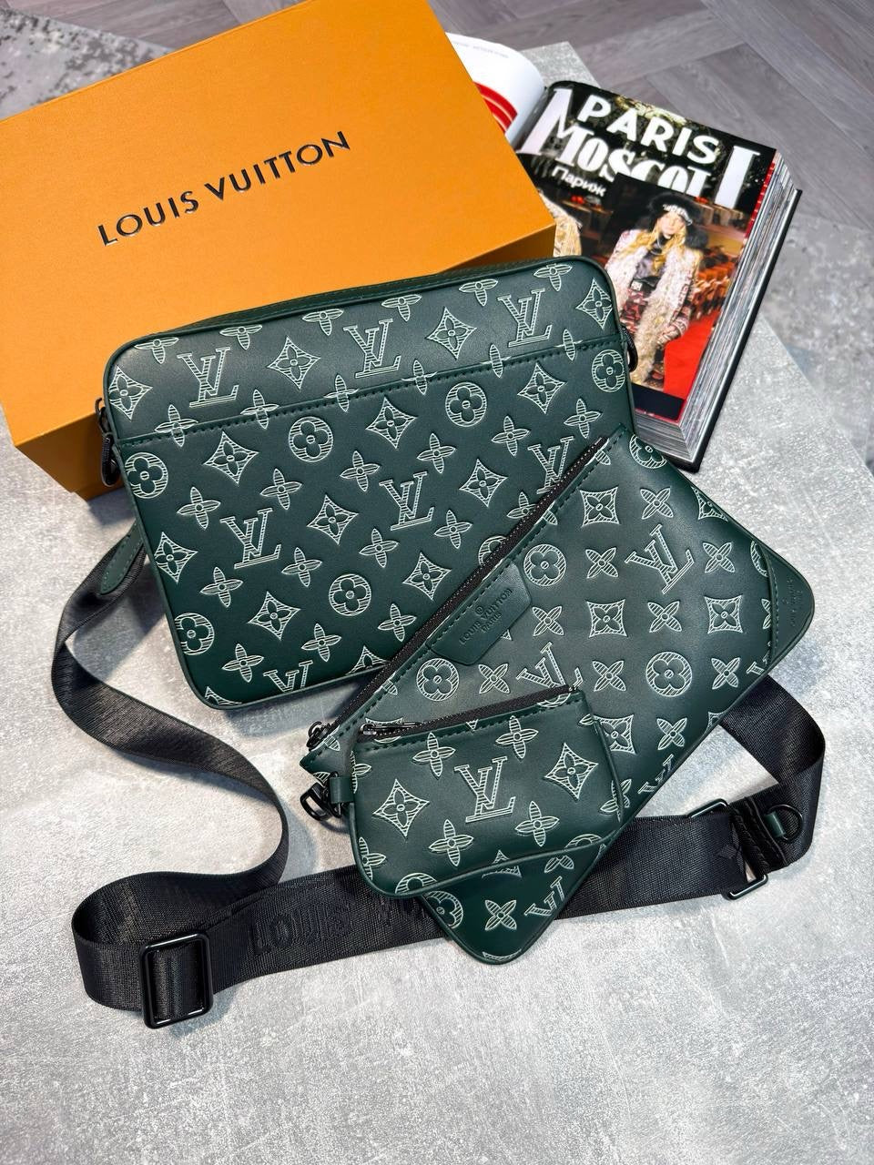 LV trio bag