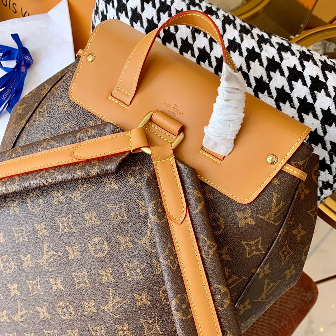 Trio Backpack Monogram Brown