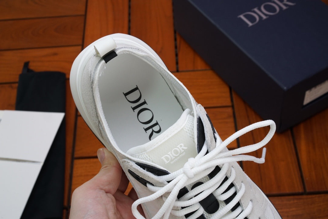 B25 Runner white Oblique Suede