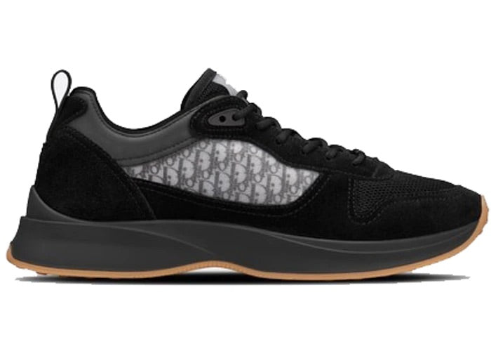 CD B25 Runner Black Oblique Suede