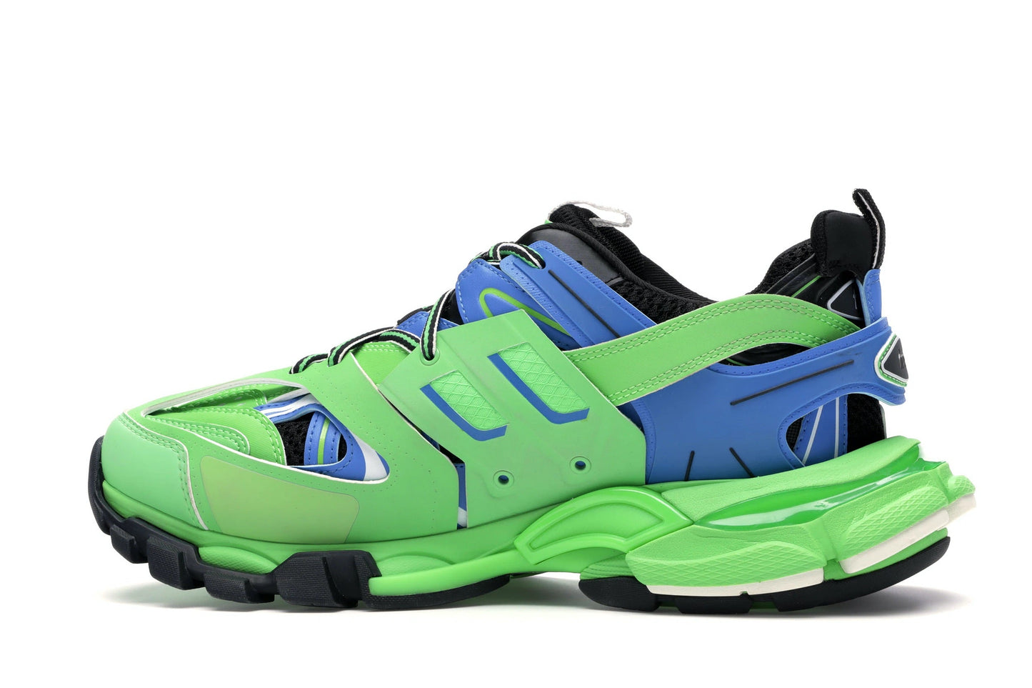 Track Trainers Green Blue