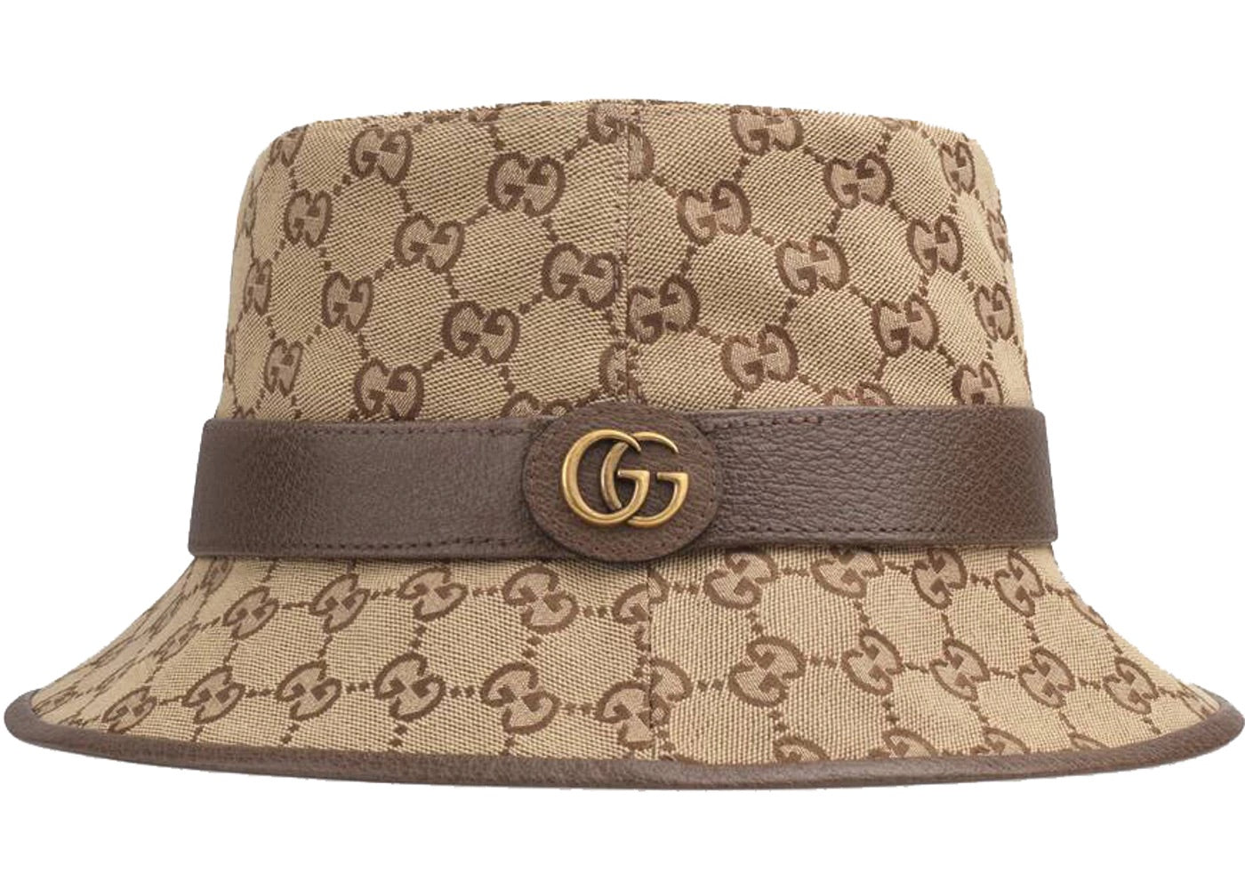 GG Canvas Fedora Beige/Brown in Canvas