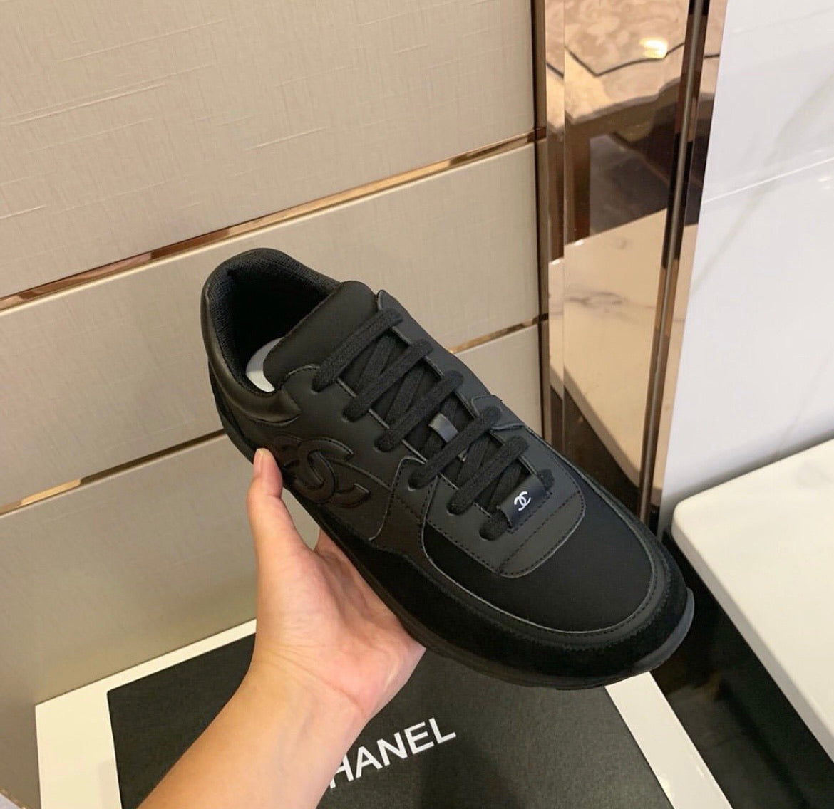 CC Triple Black Suede