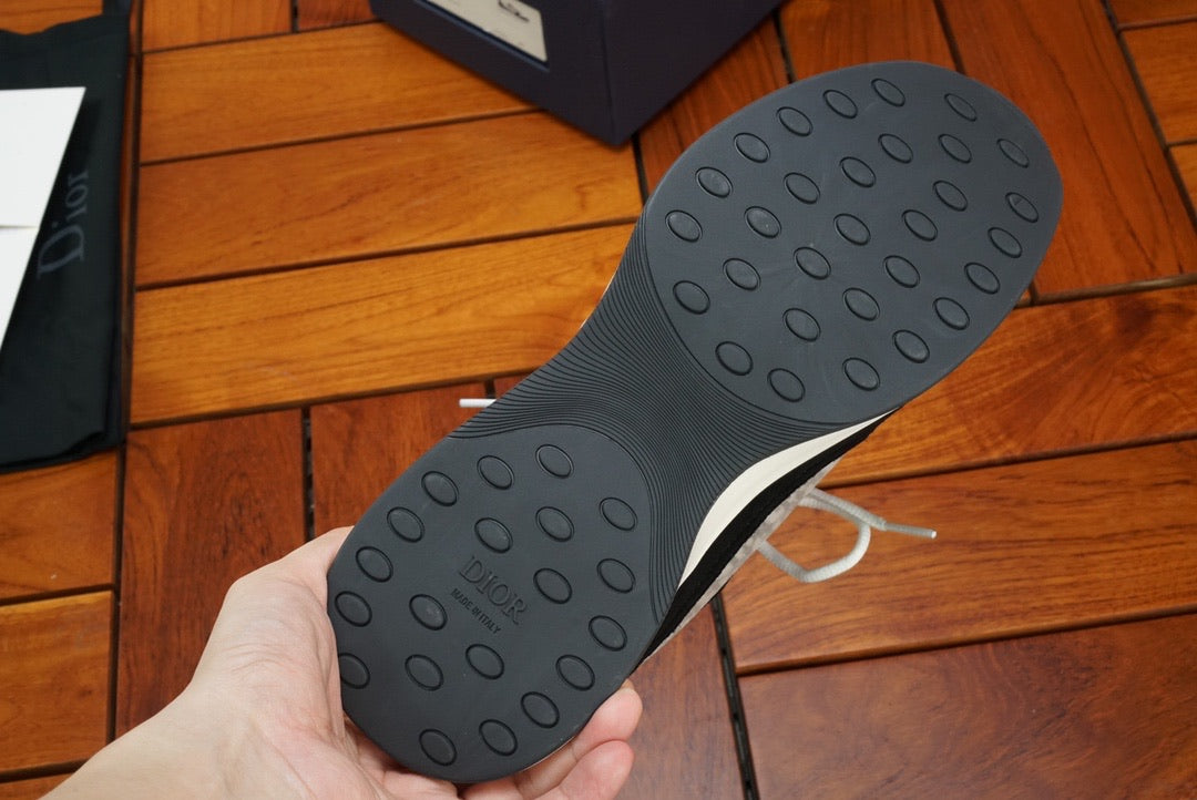 CD B25 Oblique Runner Sneaker Black Suede