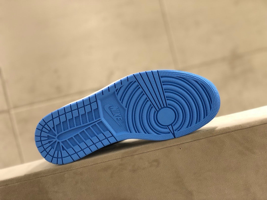 J1 Retro High White University Blue Black