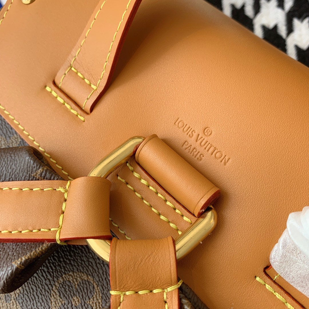 Trio Backpack Monogram Brown