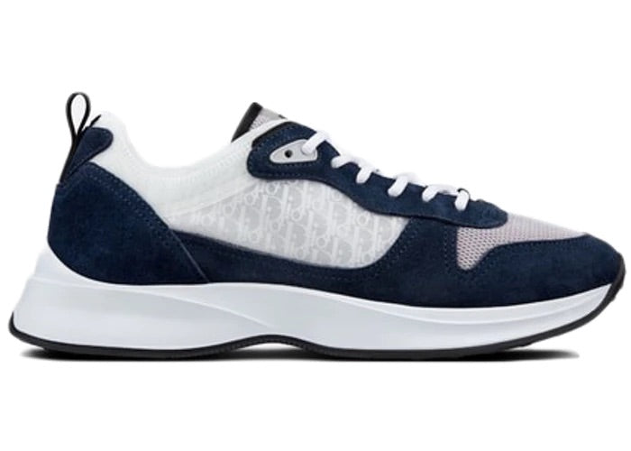 CD B25 Runner Navy Oblique Suede