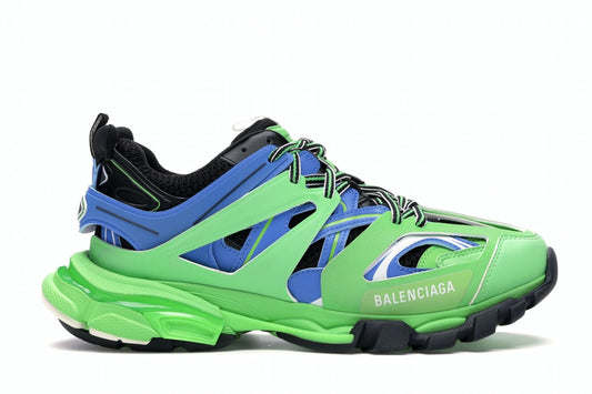Track Trainers Green Blue