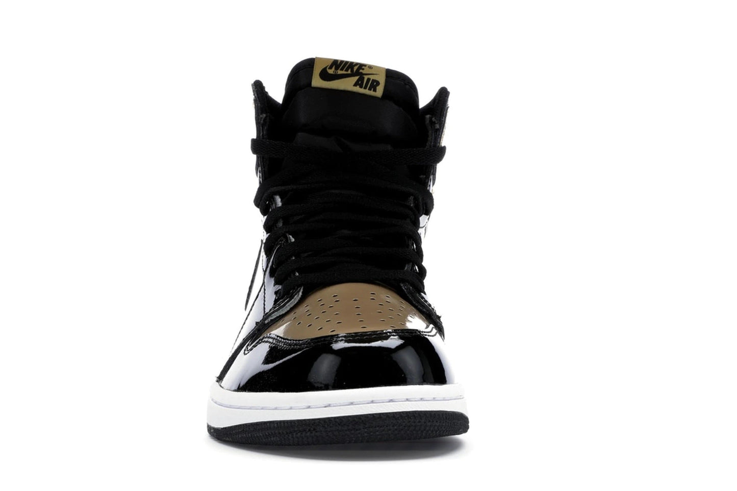 J1 Retro High NRG Patent Gold Toe